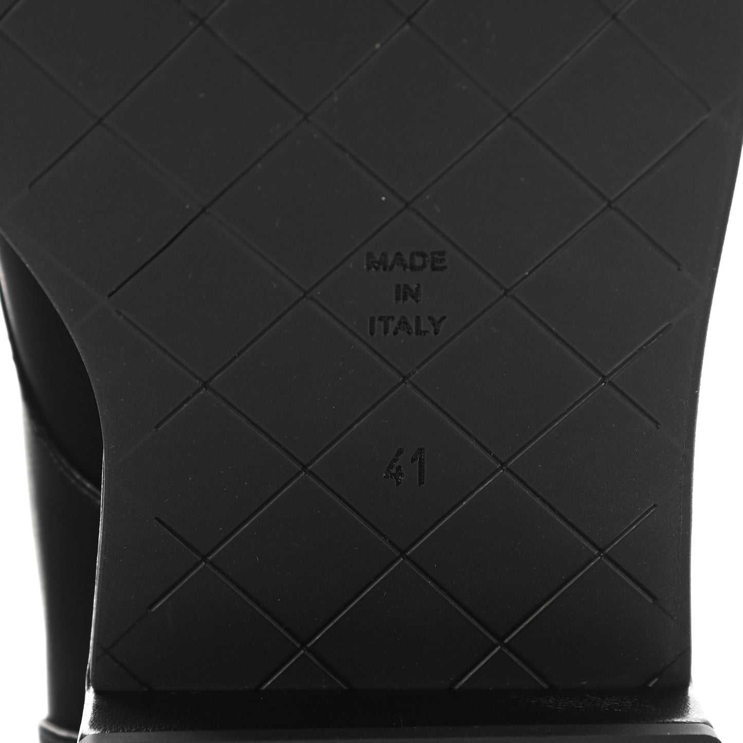 Lambskin Quilted Lace Up Combat Boots 41 Black