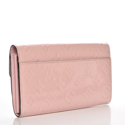Louis Vuitton Vernis Sarah Wallet NM Rose Ballerine 3 of 7