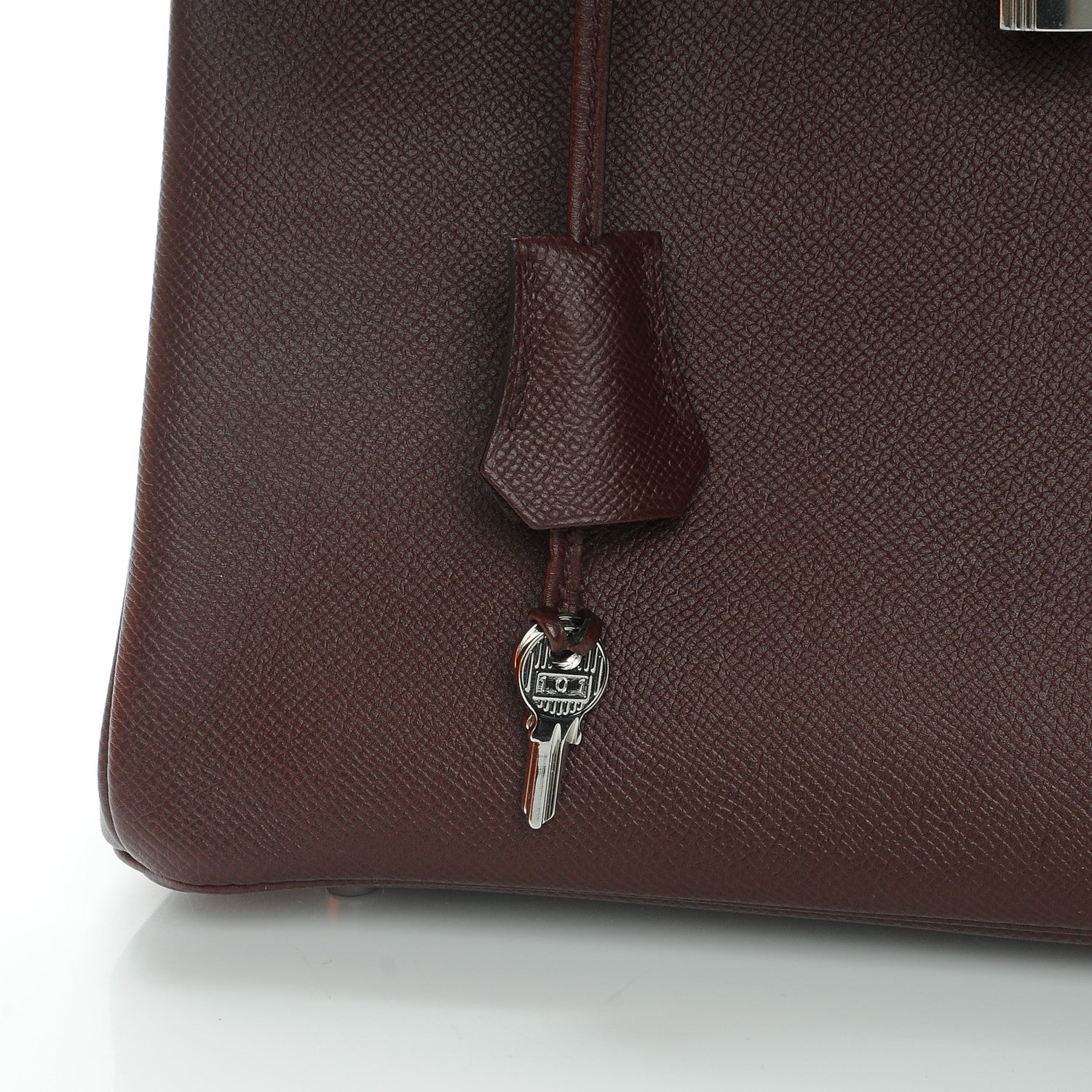 Hermes Epsom Birkin 30 Bordeaux 16 of 24