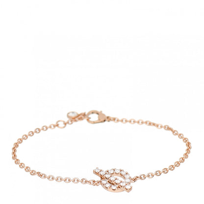 Hermes 18K Rose Gold Diamond Finesse Bracelet SH 1 of 5