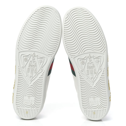 Gucci X SEGA Calfskin Ayers Web Guccy Womens Ace Sneakers 36 White 5 of 9