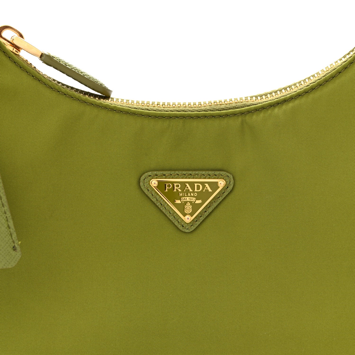 Prada Re-Nylon Saffiano Mini Re-Edition 2005 Bag Ivy Green 8 of 12