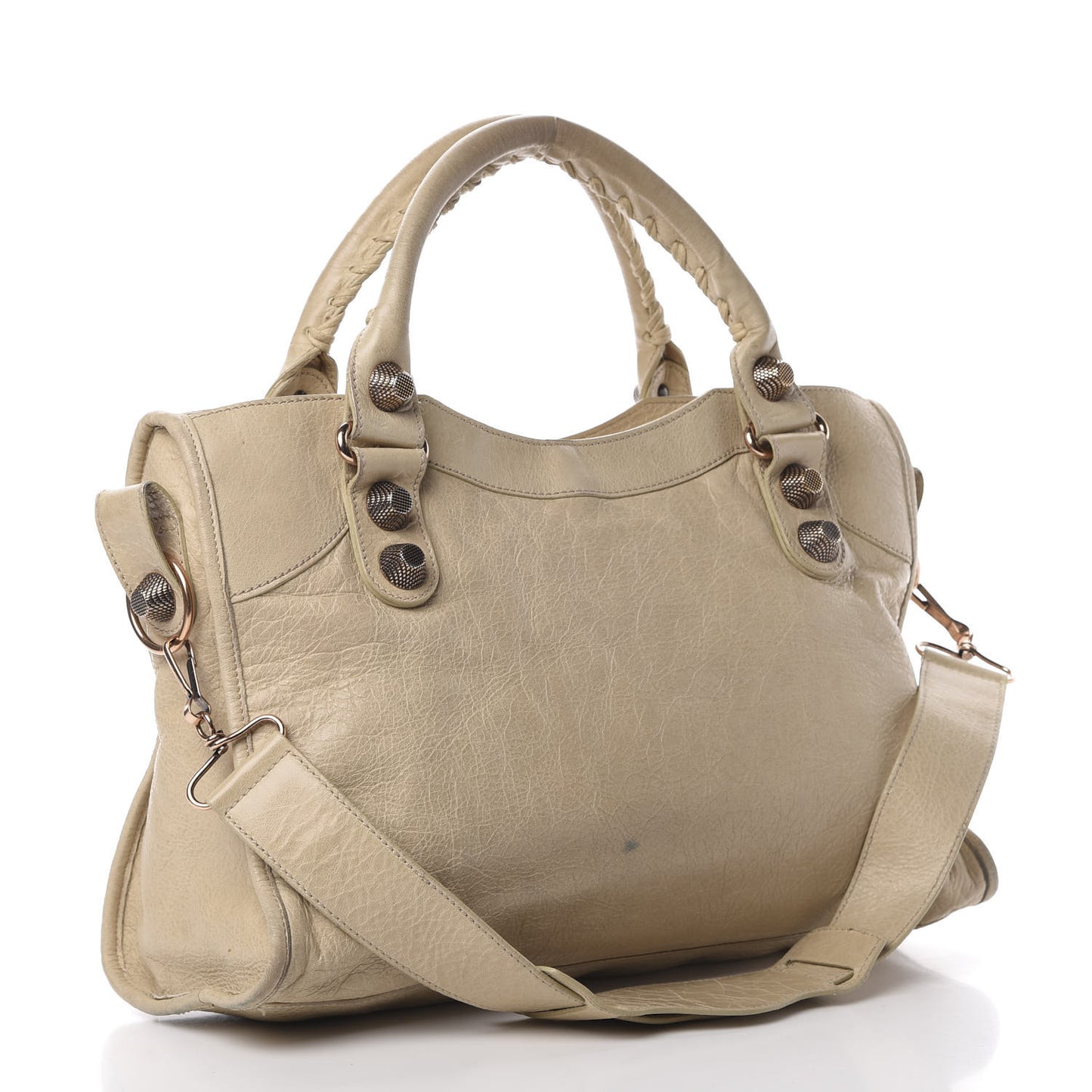 Agneau Giant 21 Rose Gold Hardware City Praline