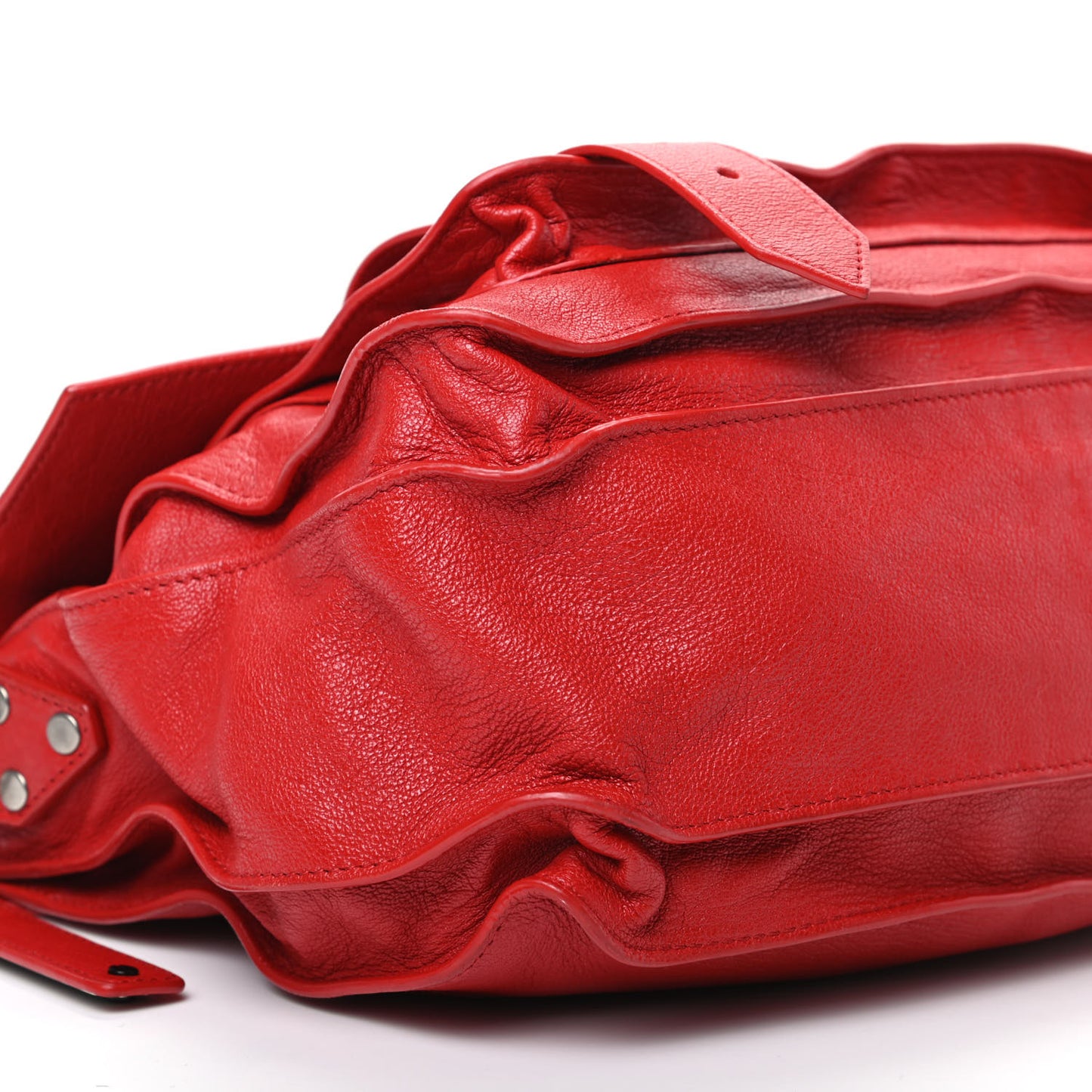 Lambskin Medium PS1 Satchel Red