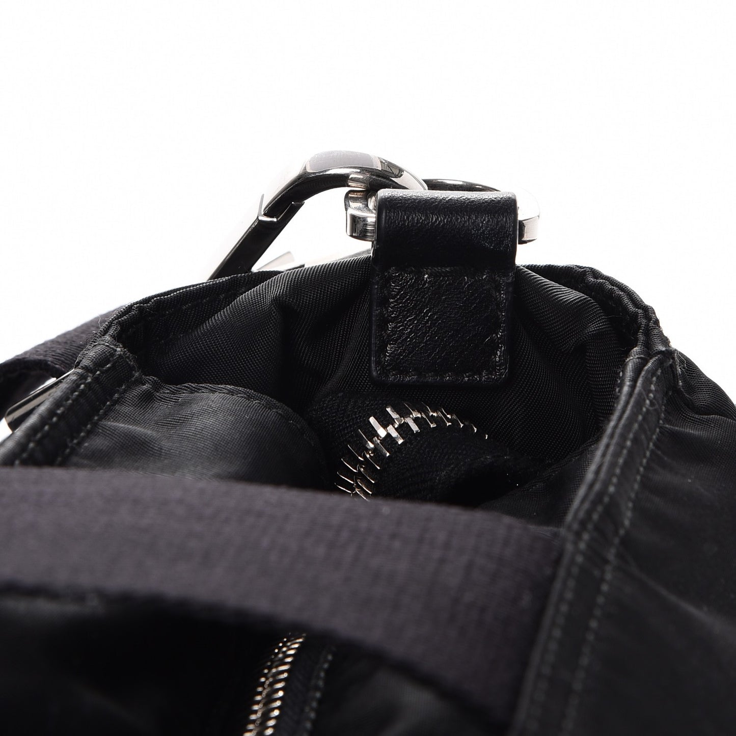 Tessuto Nylon Saffiano Diaper Bag Nero Black