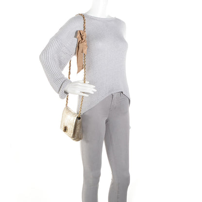 Lanvin Leather Happy Mini Pop Crossbody Metallic 2 of 8