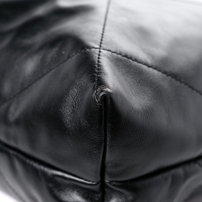 Chanel Shiny Calfskin Quilted Large Chanel 22 So Black 11 of 11