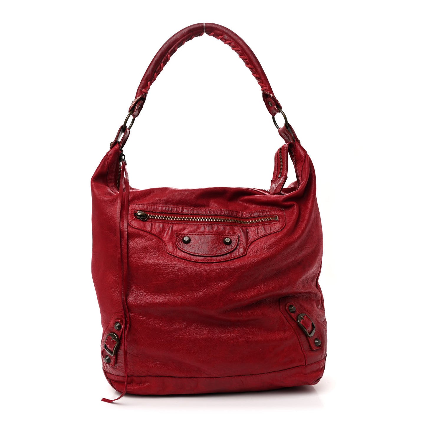 Agneau Classic Hardware Day Hobo Rubisse