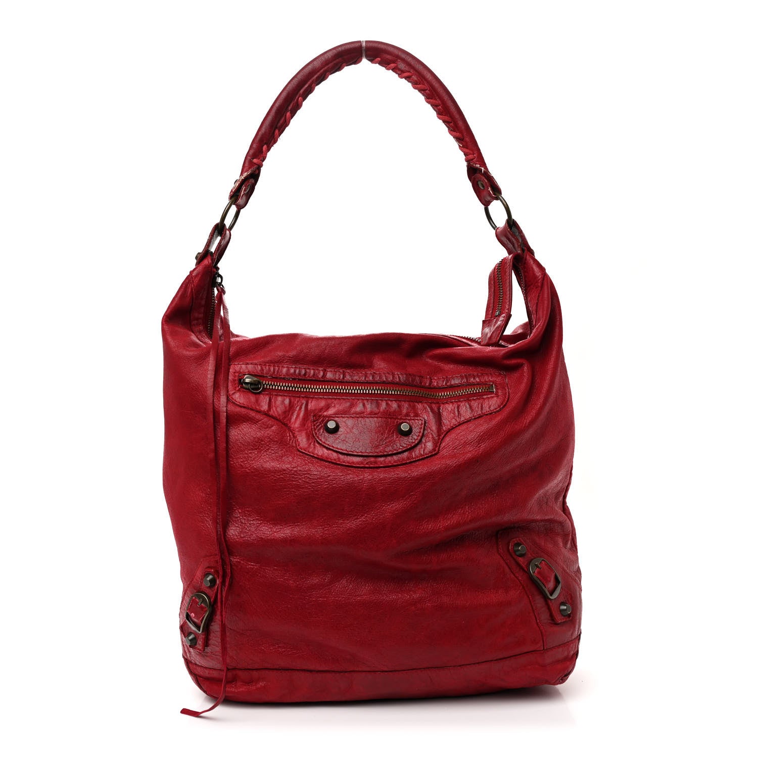 Balenciaga Agneau Classic Hardware Day Hobo Rubisse 1 of 17
