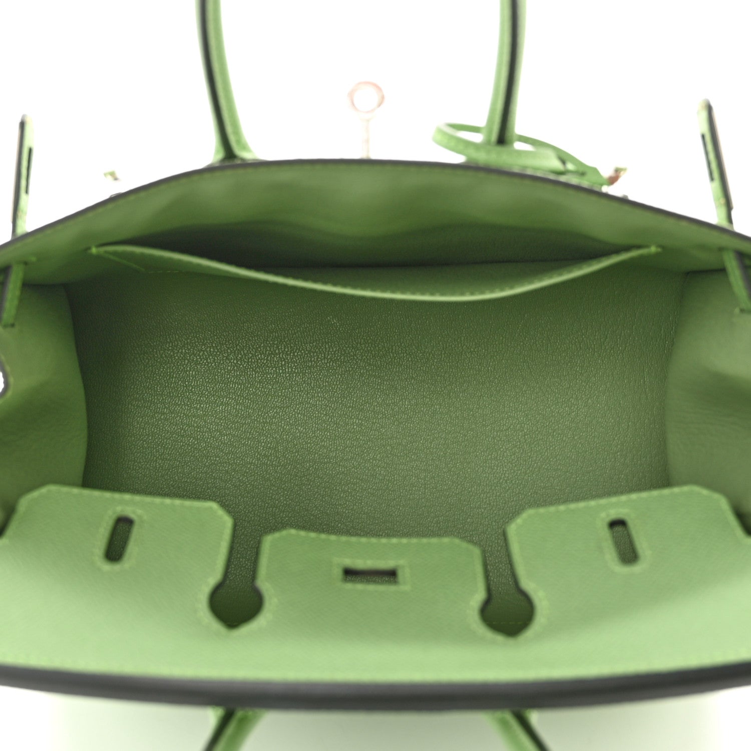 Hermes Epsom Birkin Sellier 25 Vert Criquet 5 of 11