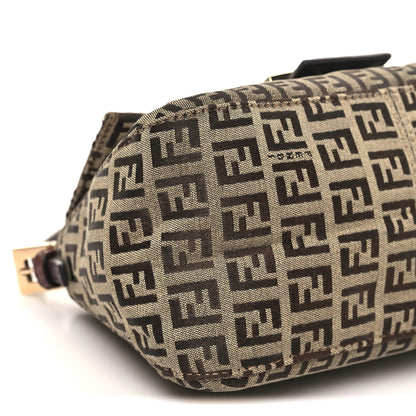 Fendi Zucchino Vitello Mini Mama Baguette Mogano Panna Bruciato 8 of 9