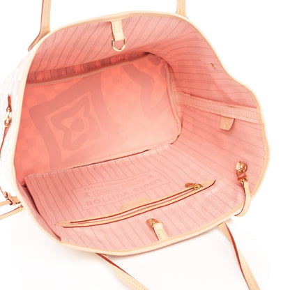 Louis Vuitton Damier Azur Tahitienne Neverfull MM 5 of 10