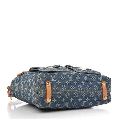 Louis Vuitton Denim Baggy GM Blue 4 of 9