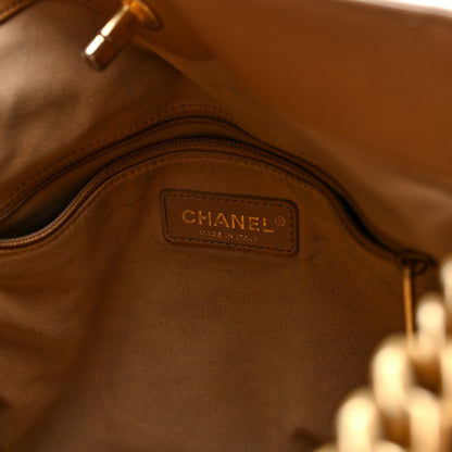 Chanel Calfskin Stitched Easy Mood Hobo Beige 6 of 10