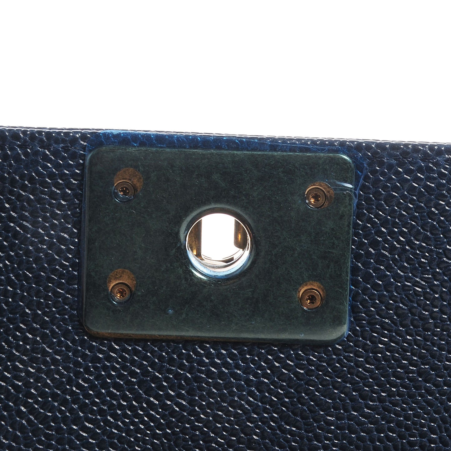 Caviar Quilted Medium Boy Flap Dark Navy Blue