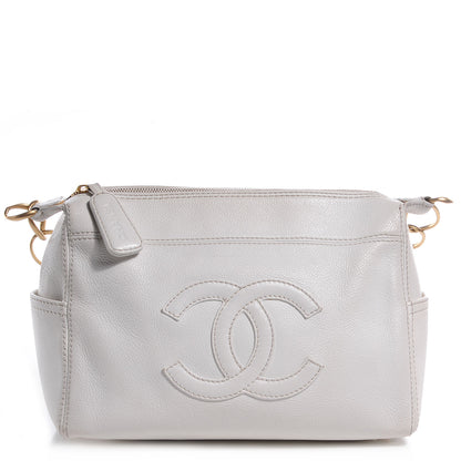 Chanel Caviar CC Hobo White 1 of 7
