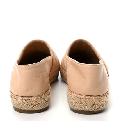 Chanel Lambskin Quilted CC Espadrilles 39 Beige 7 of 12