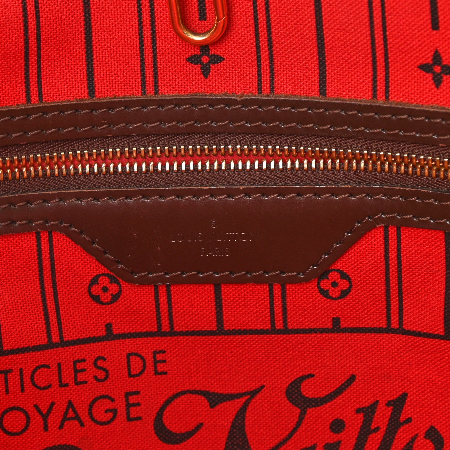 Louis Vuitton Damier Ebene Neverfull MM 6 of 13
