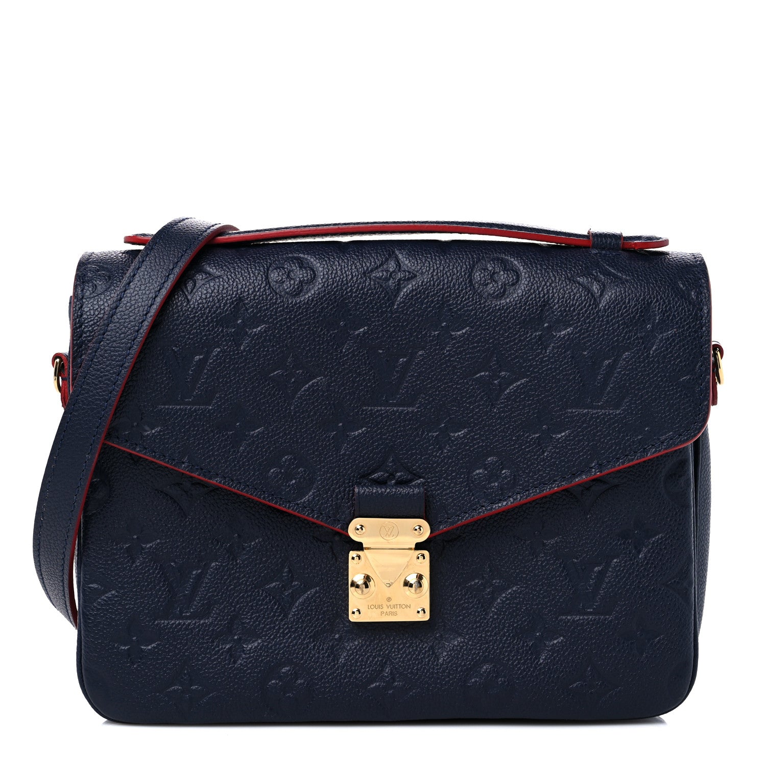 Louis Vuitton Empreinte Pochette Metis Marine Rouge 1 of 10