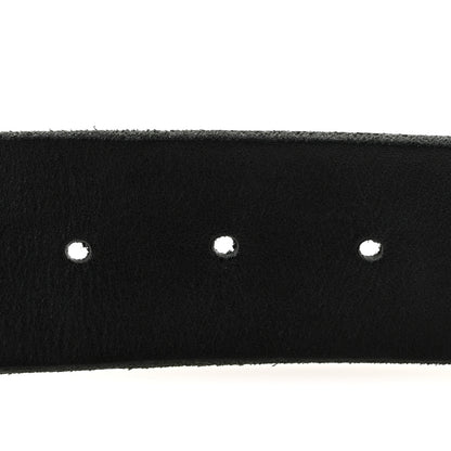 Gucci Faded Calfskin Double G 40mm Belt 85 34 Black 3 of 9