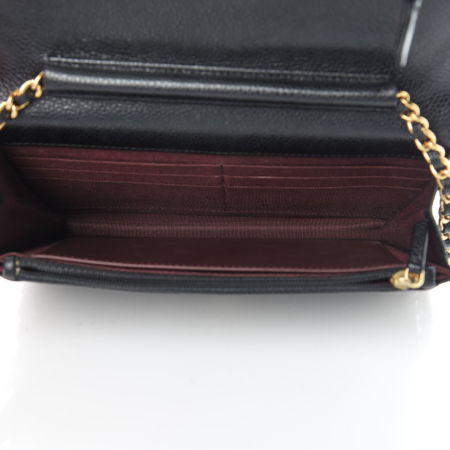 Chanel Caviar Quilted Wallet On Chain WOC Black 5 of 12