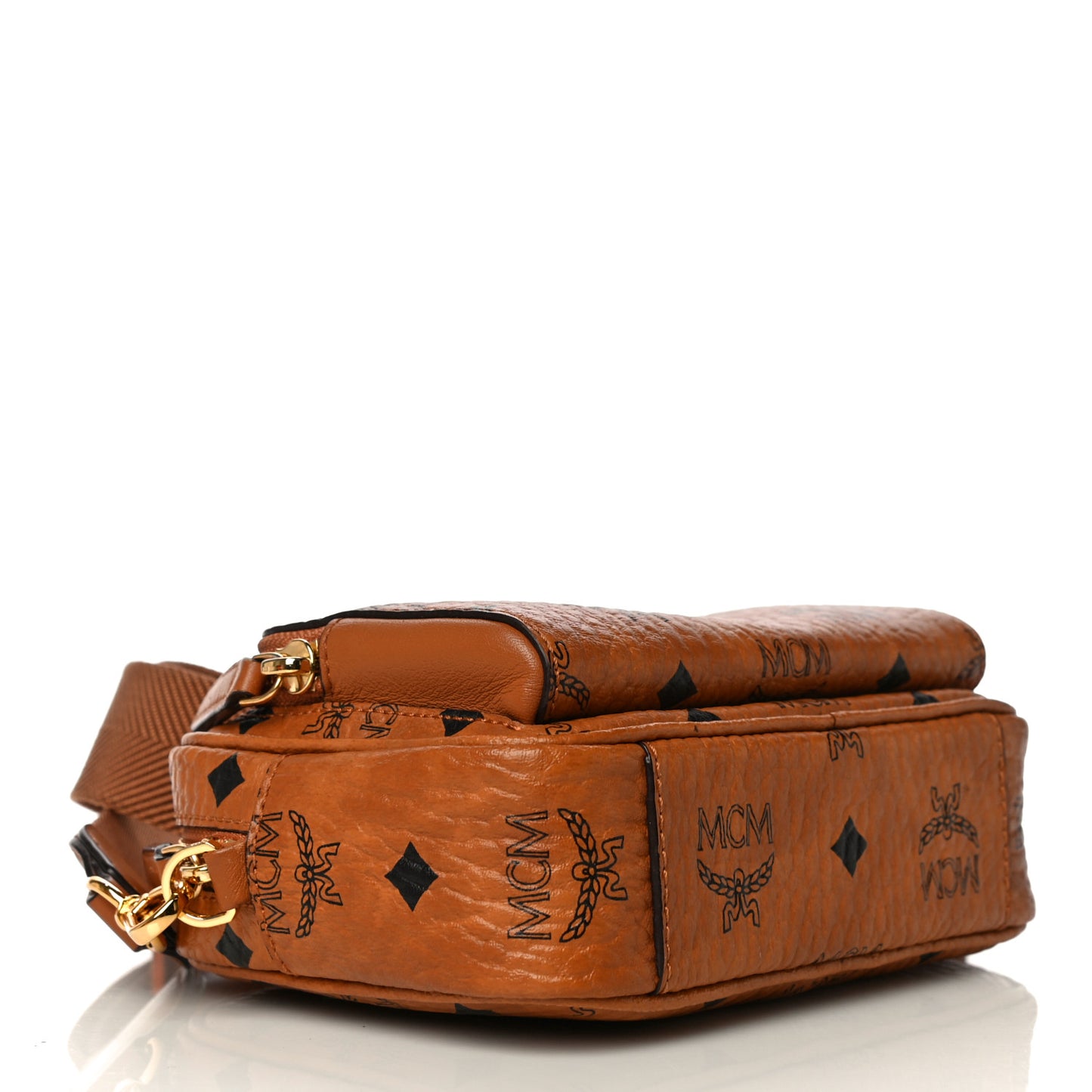 Visetos Camera Crossbody Bag Cognac
