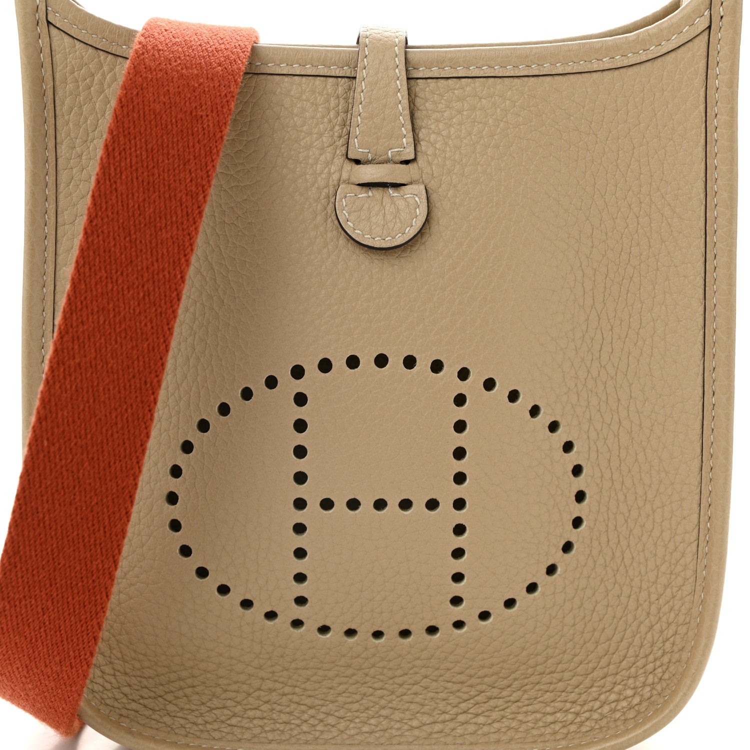 Hermes Taurillon Clemence Amazone Evelyne TPM Trench Cuivre