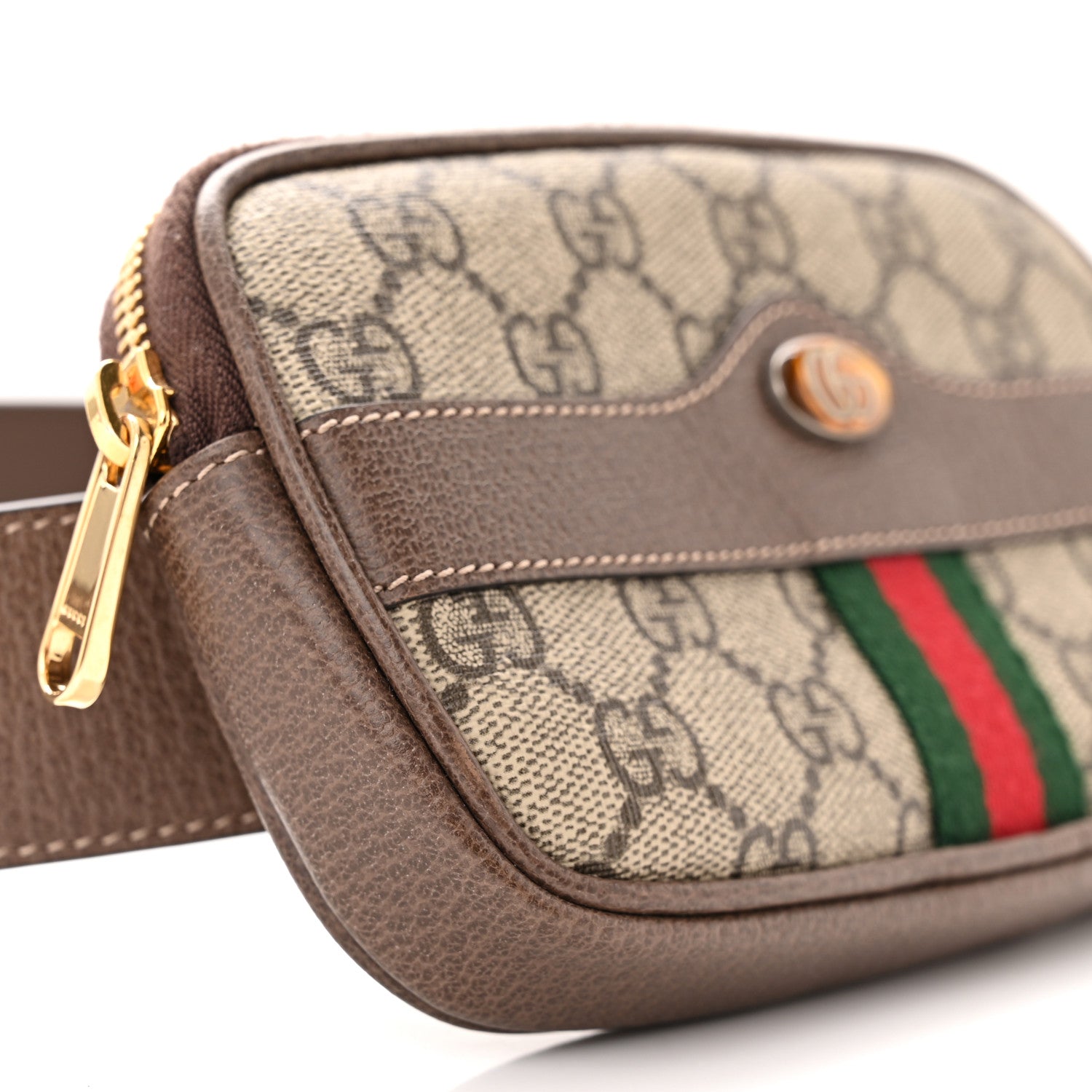 Gucci GG Supreme Monogram Ophidia Belted iPhone Case 85 34 Dark Brown 10 of 12