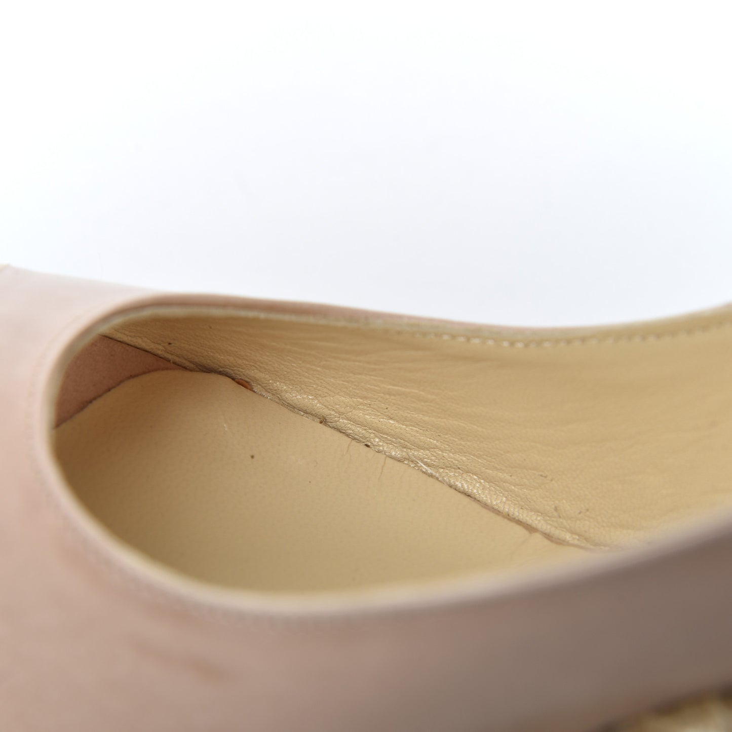 Nappa Polar Slingback Espadrille Wedges 39 Nude