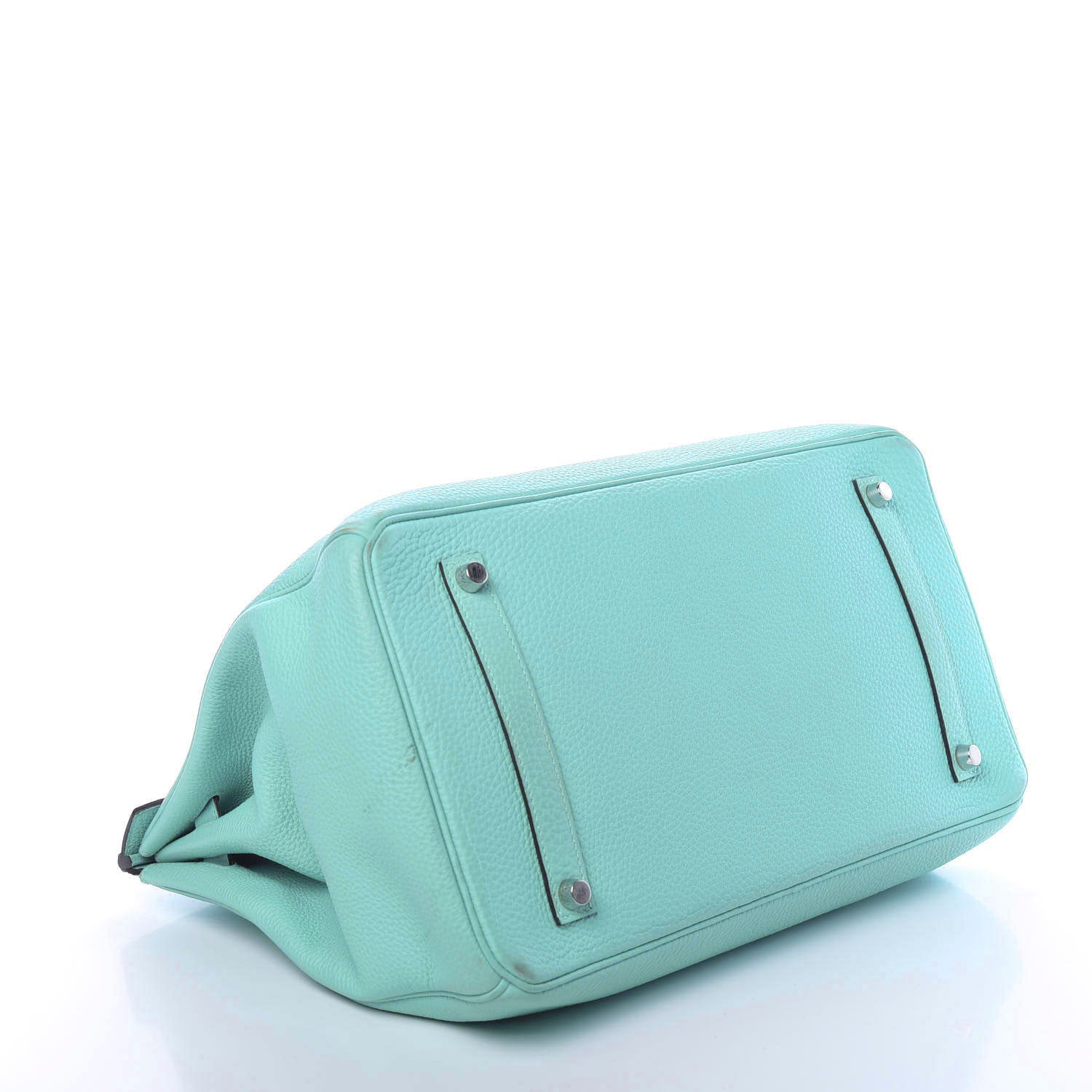 Hermes Togo Birkin 35 Bleu Atoll 33 of 48