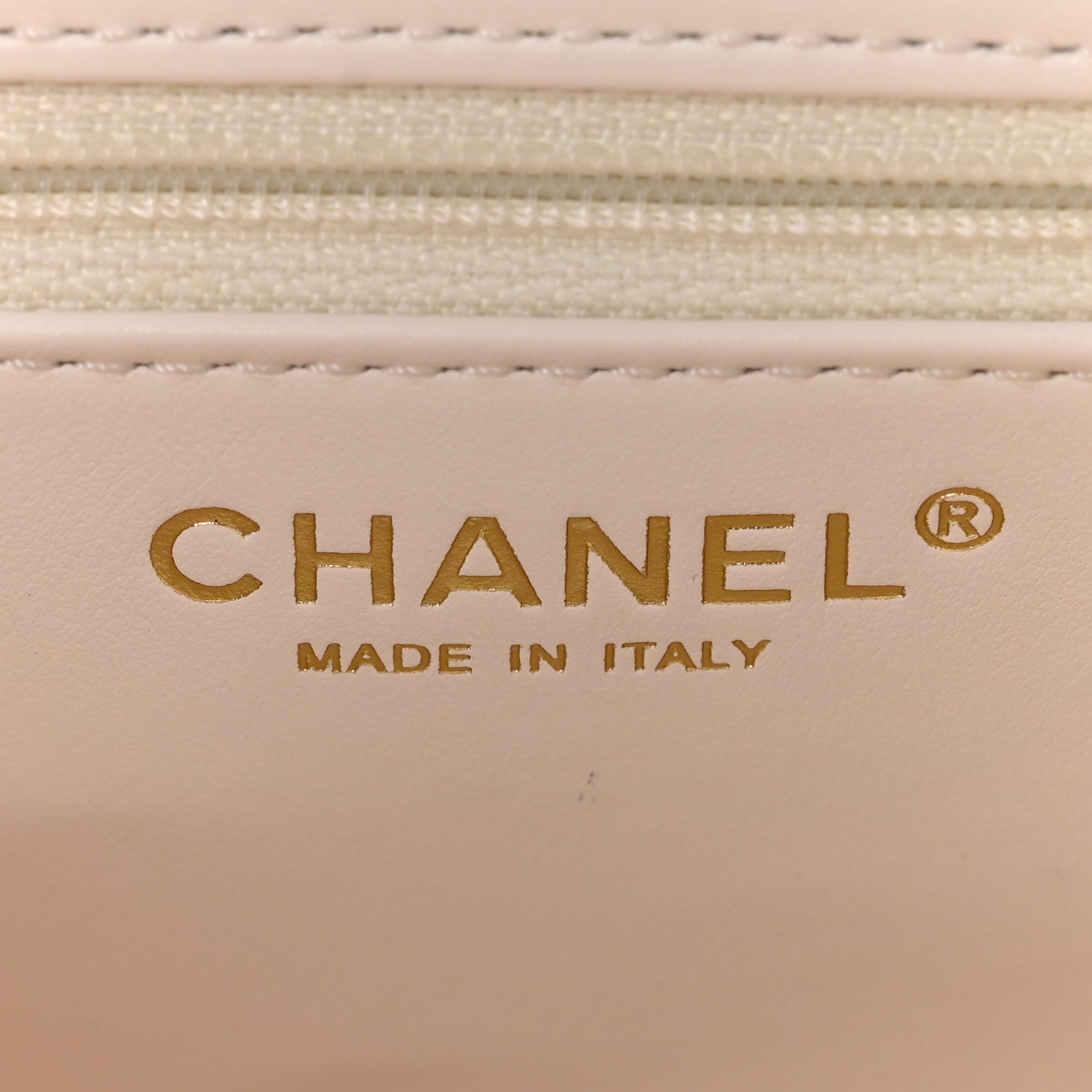 Chanel Shiny Aged Calfskin Quilted Nano Kelly Shopper White 6 of 13