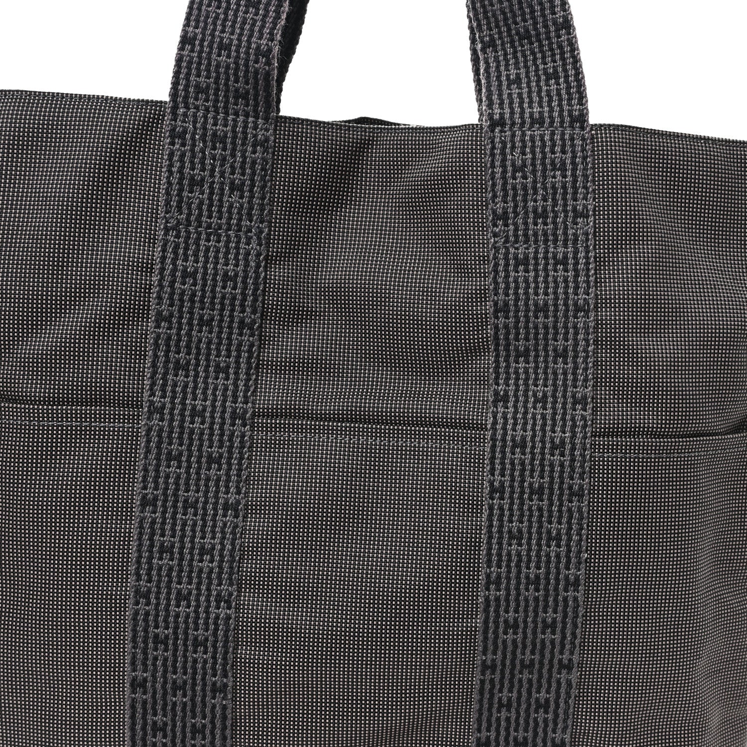Hermes Canvas Herline Cabas Grey 7 of 10