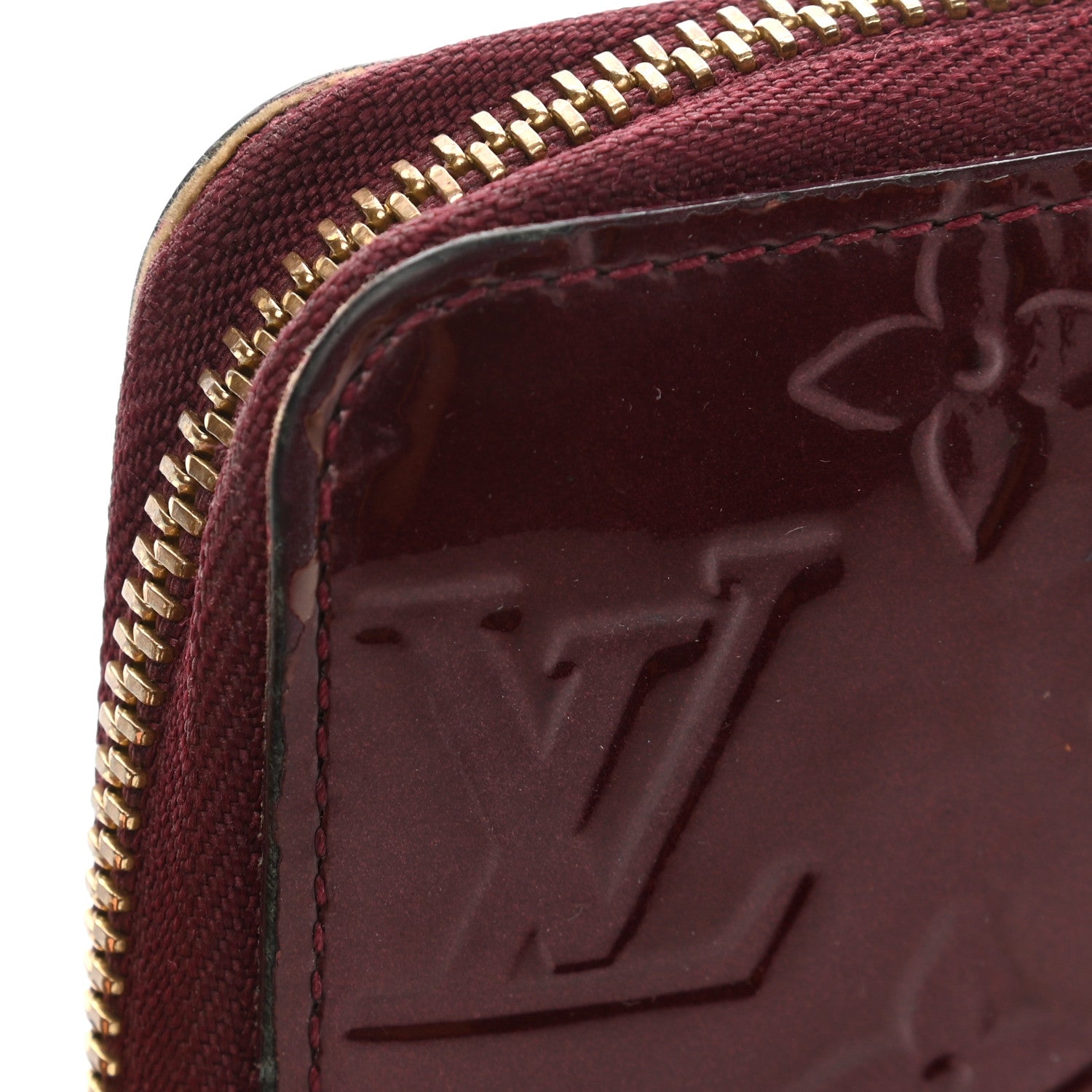 Louis Vuitton Vernis Zippy Wallet Rouge Fauviste 9 of 12