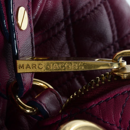 Marc Jacobs Leather Quilted Cecilia Violet 9 of 9