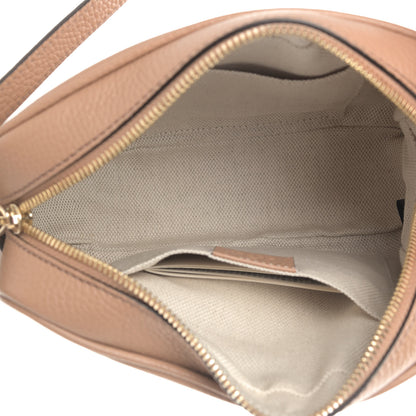 Gucci Pebbled Calfskin Small Soho Disco Bag Rose Beige 4 of 4