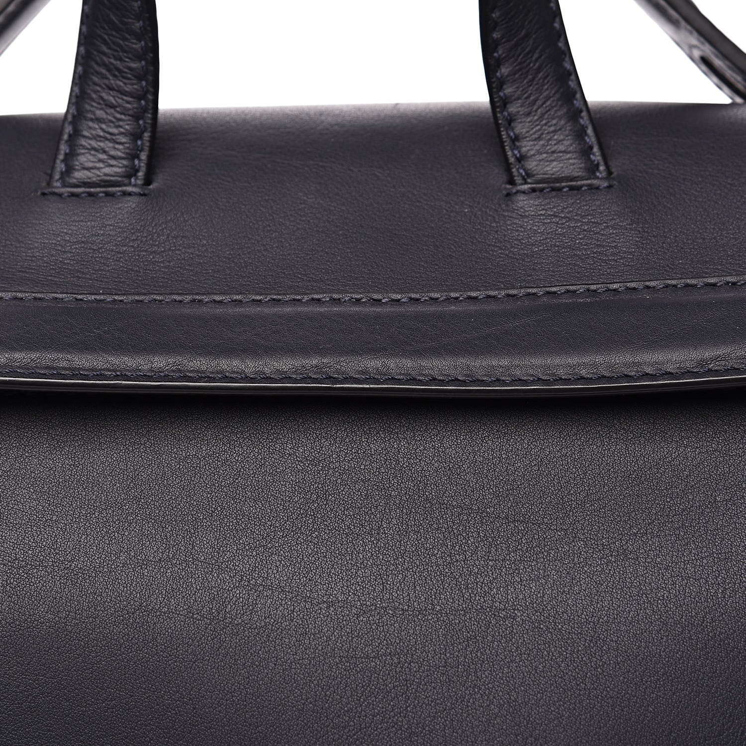 Fendi Vitello Dolce Lui Urban Briefcase Blue Notte 9 of 12