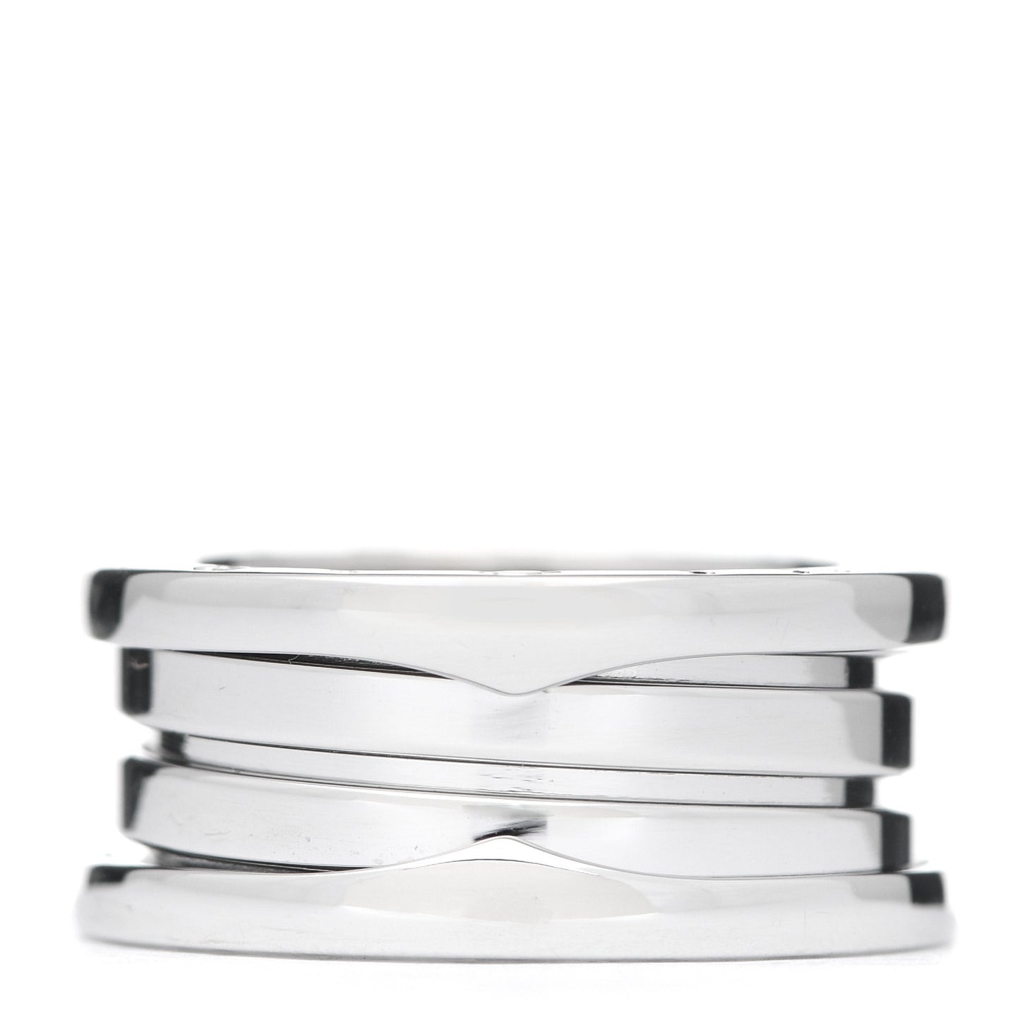 18K White Gold B.Zero1 Three-Band Ring 51 5.75