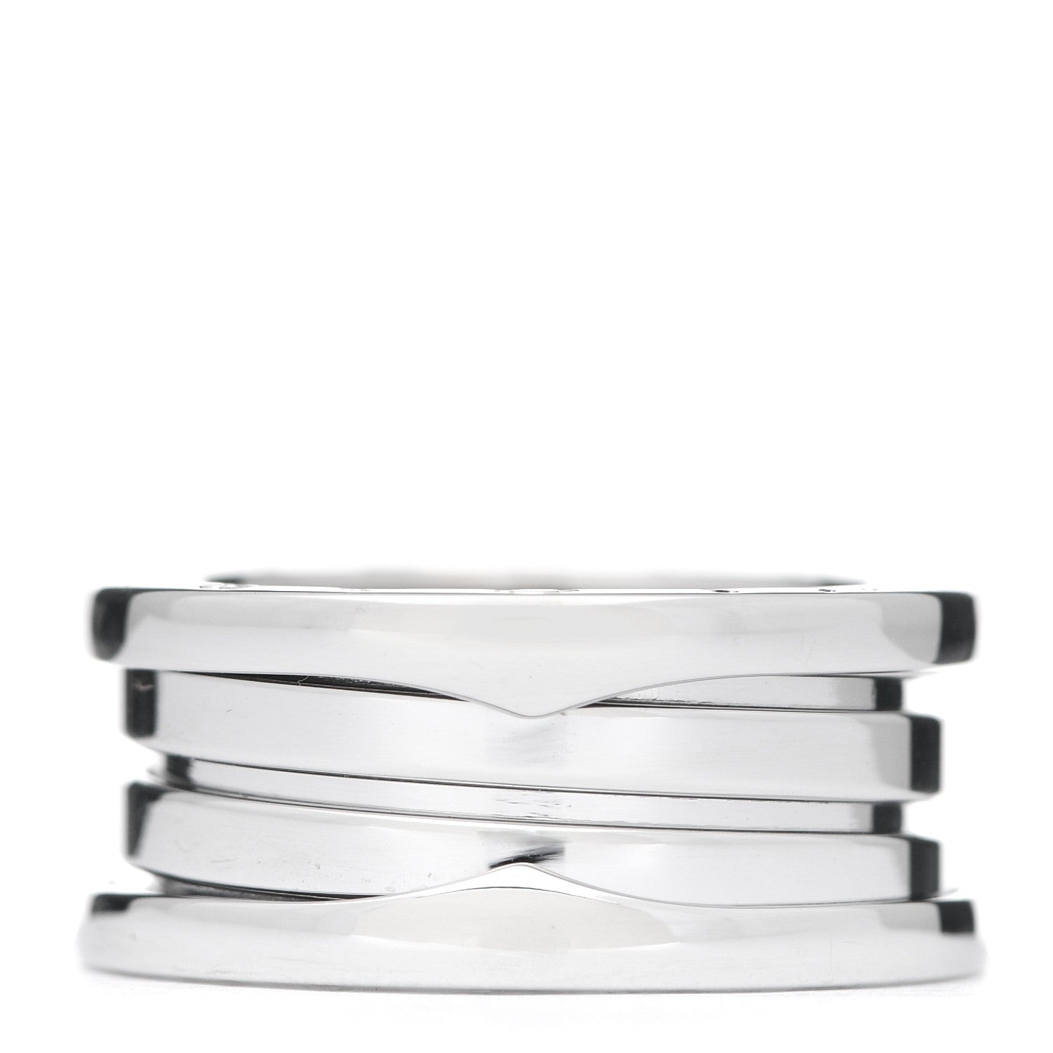 Bulgari 18K White Gold B.Zero1 Three-Band Ring 51 5.75 1 of 6