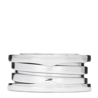 Bulgari 18K White Gold B.Zero1 Three-Band Ring 51 5.75 1 of 6