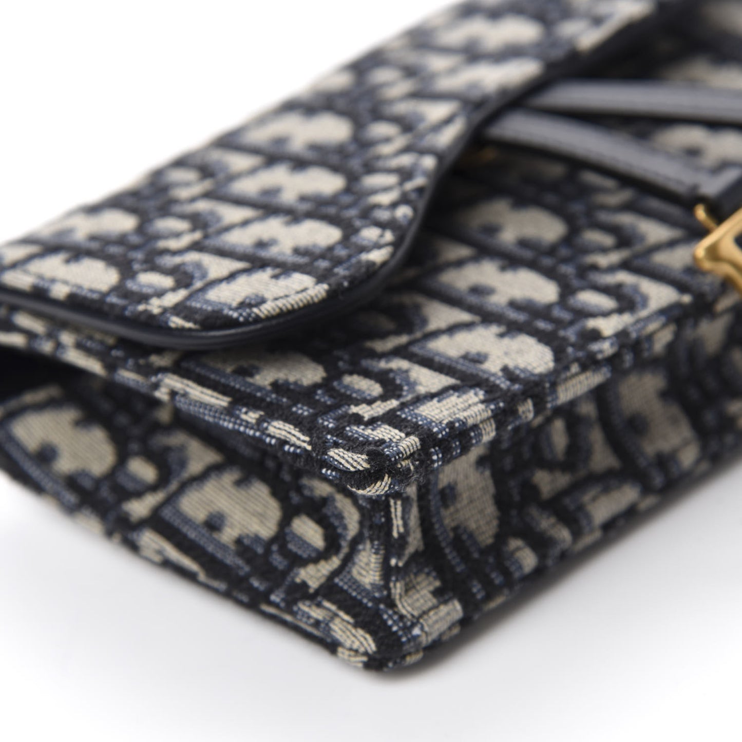 Oblique Saddle Belt Bag Blue