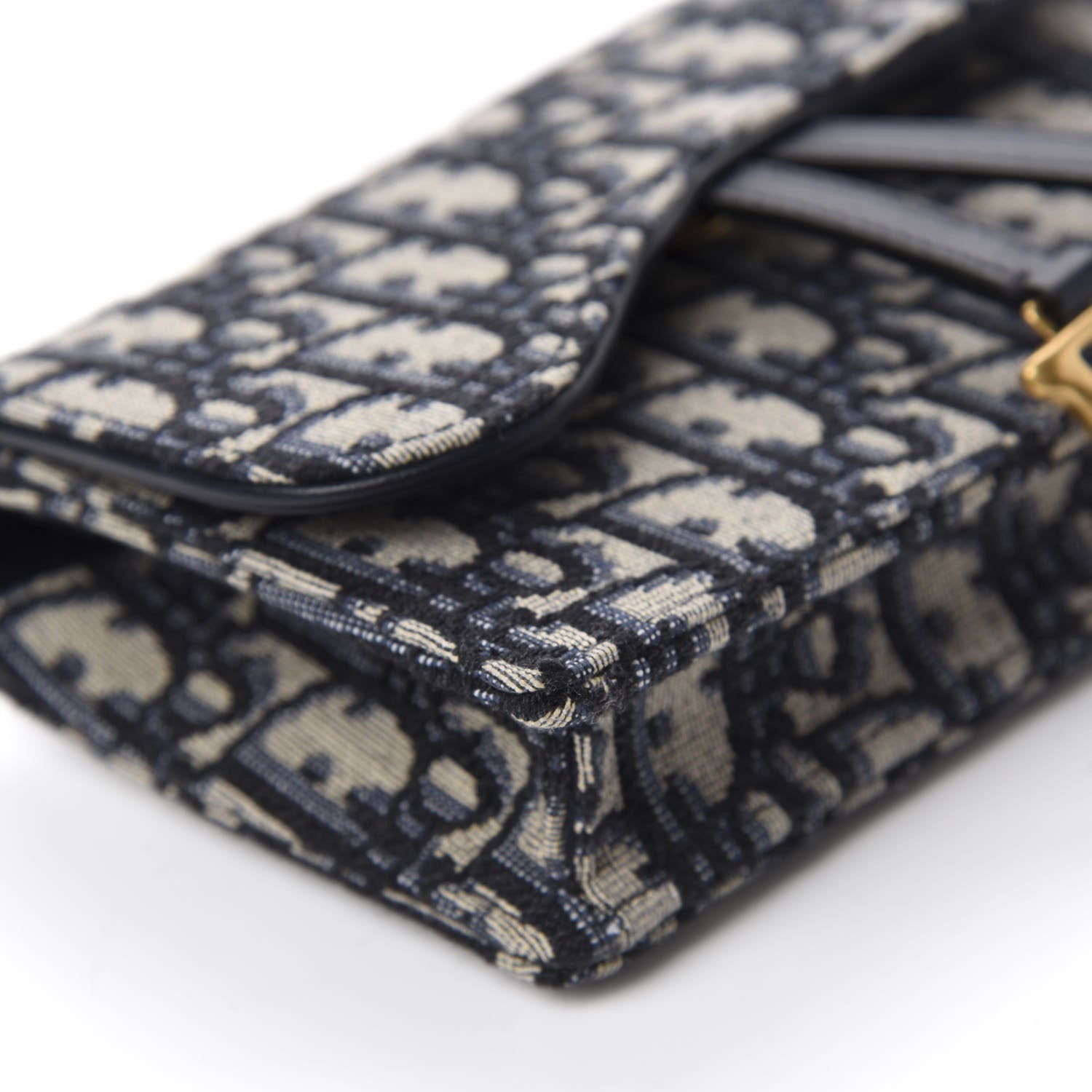 Christian Dior Oblique Saddle Belt Bag Blue 6 of 10