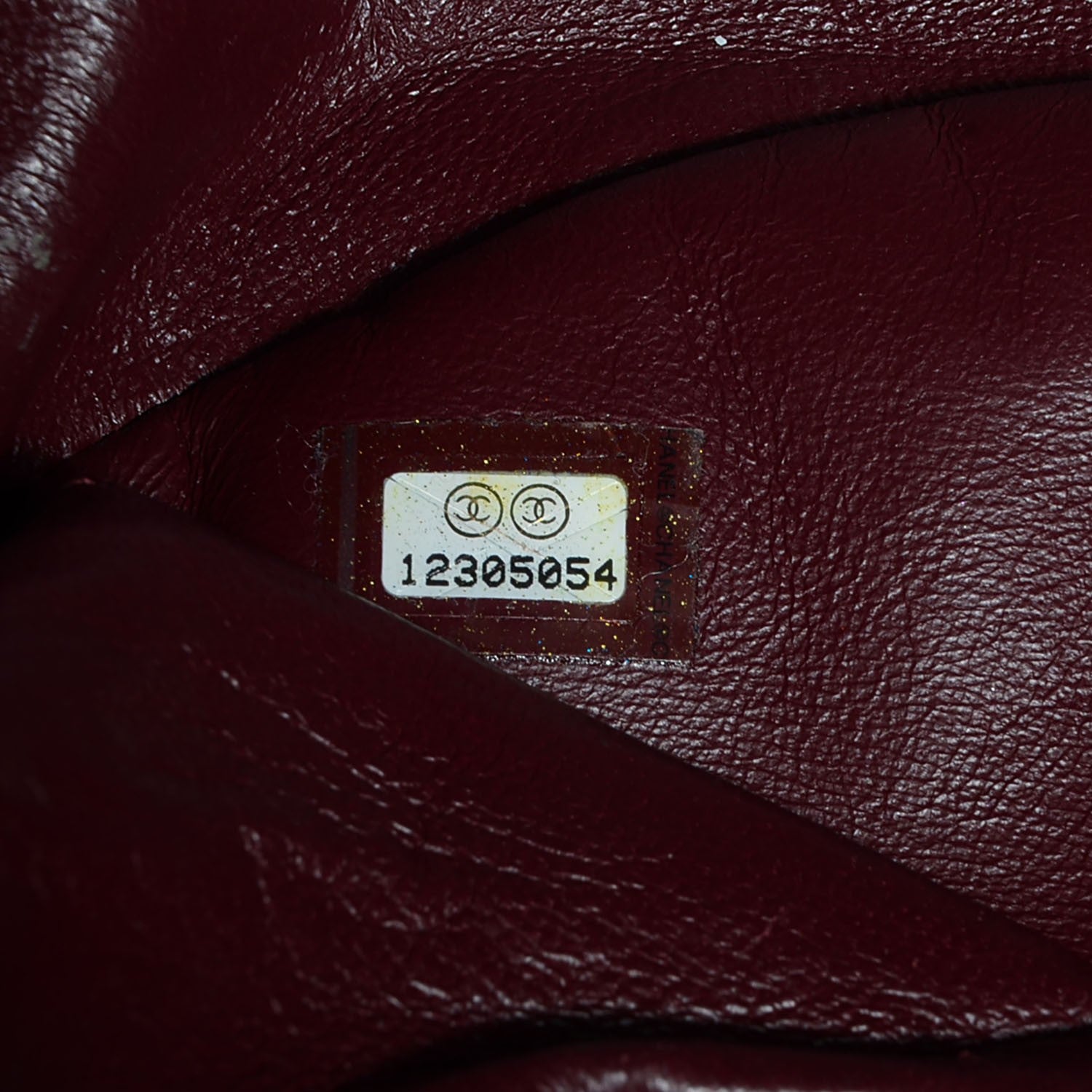 Chanel Caviar Large Half Moon Flap Bordeaux 8 of 8