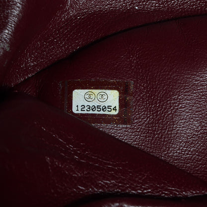 Chanel Caviar Large Half Moon Flap Bordeaux 8 of 8