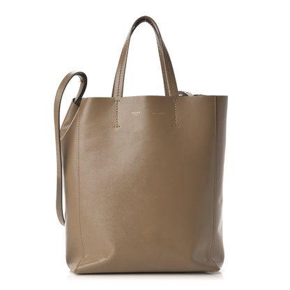 Celine Liege Calfskin Small Vertical Cabas Taupe 1 of 12