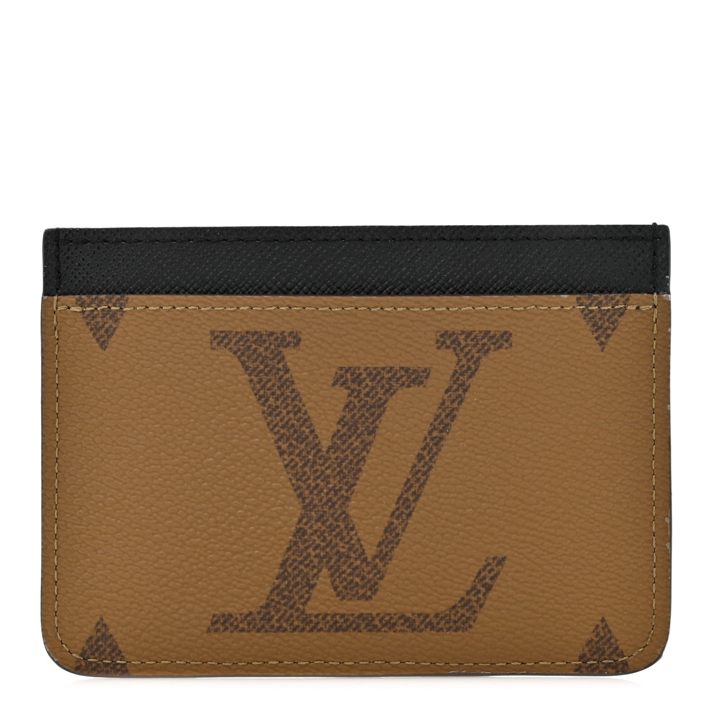 Reverse Monogram Side Up Card Holder