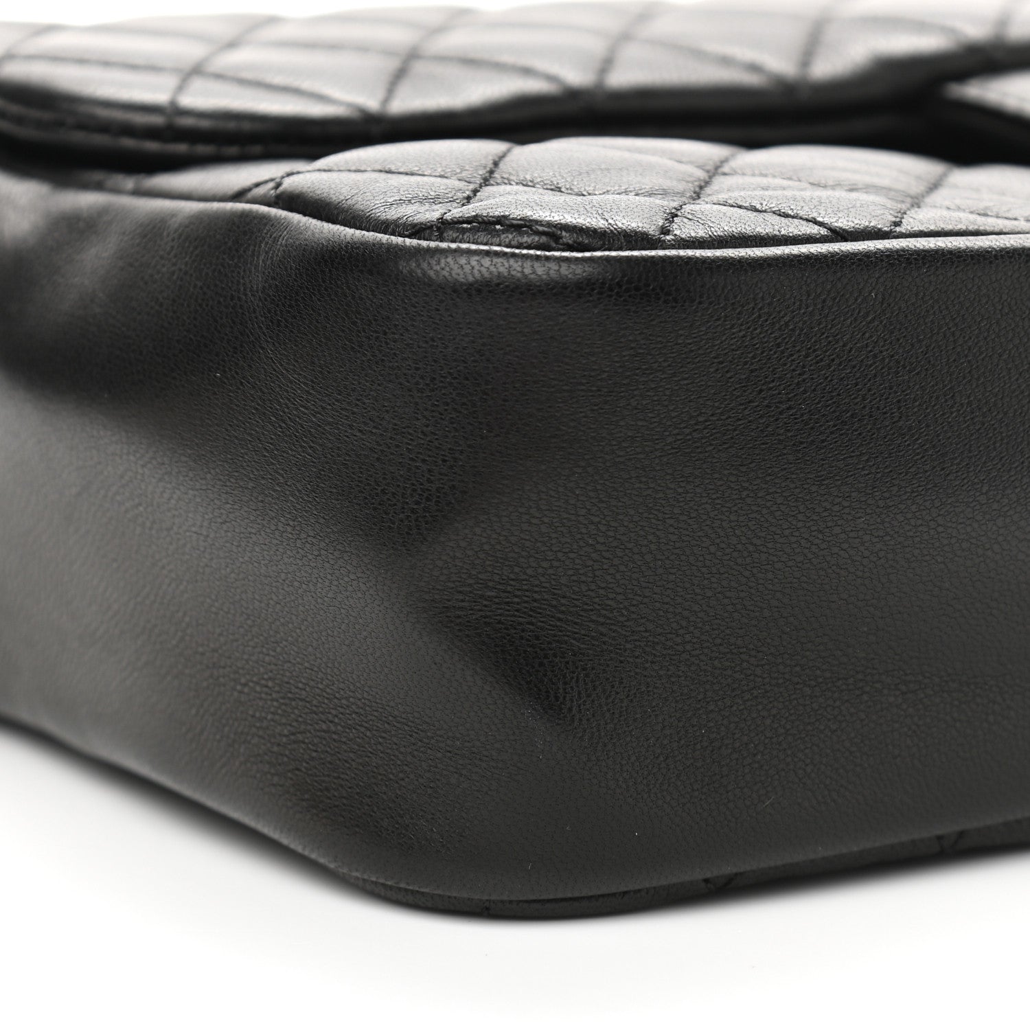 Chanel Lambskin Quilted Medium Westminster Pearl Flap Black 9 of 11