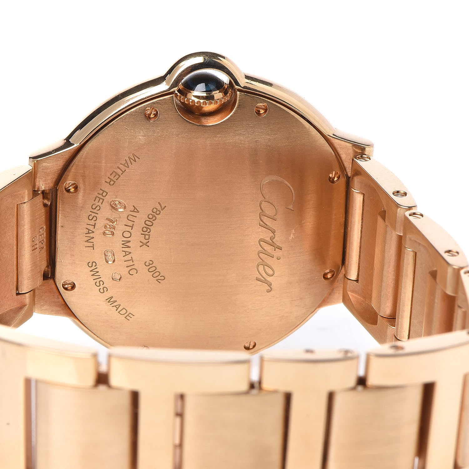 Cartier 18K Yellow Gold 36mm Ballon Bleu De Automatic Watch 5 of 7