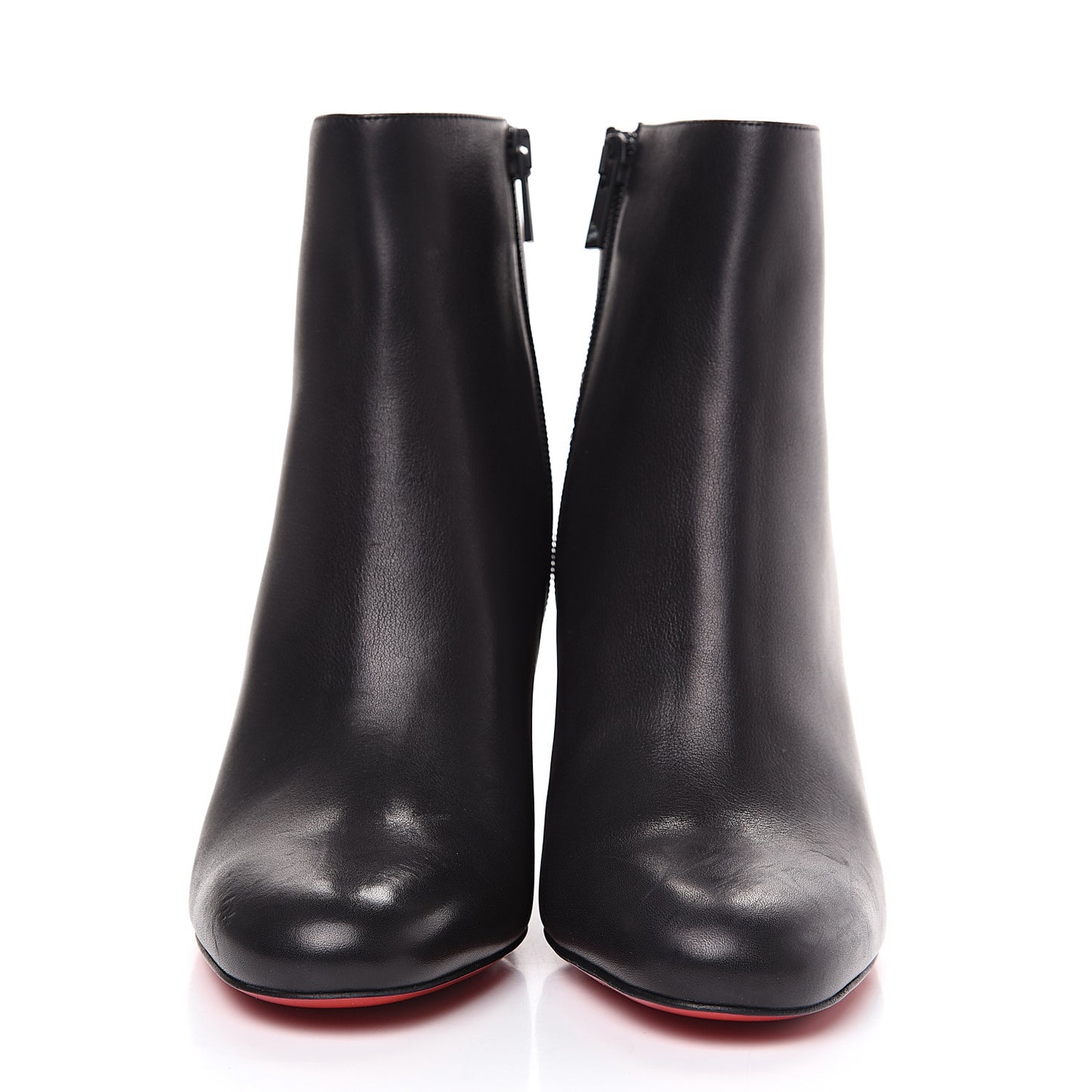 Calfskin Bas Relief Pietra 85 Ankle Boots 39.5 Black