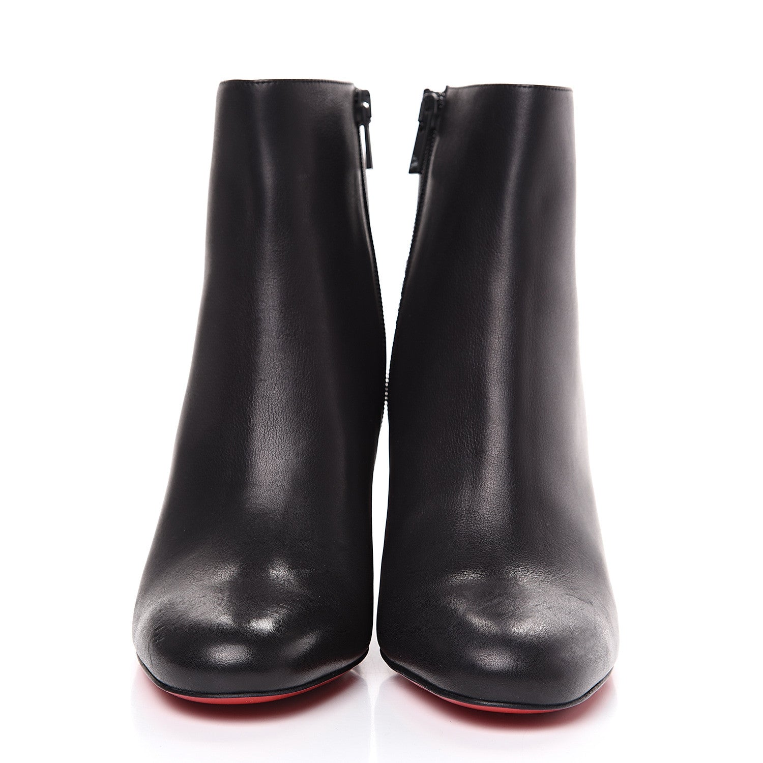 Christian Louboutin Calfskin Bas Relief Pietra 85 Ankle Boots 39.5 Black 2 of 11
