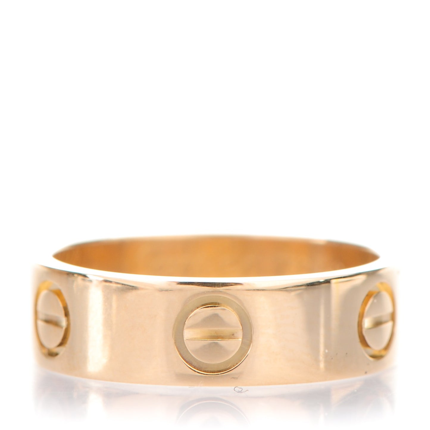 18K Yellow Gold 5.5mm LOVE Ring 53 6.5